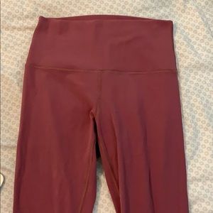 Lululemon Merlot Leggings